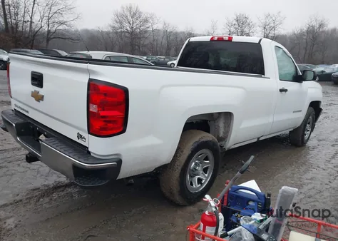 2018 Chevrolet Silverado 1500 Ls из США, поврежденный, VIN 1GCNCNEC3JZ297792